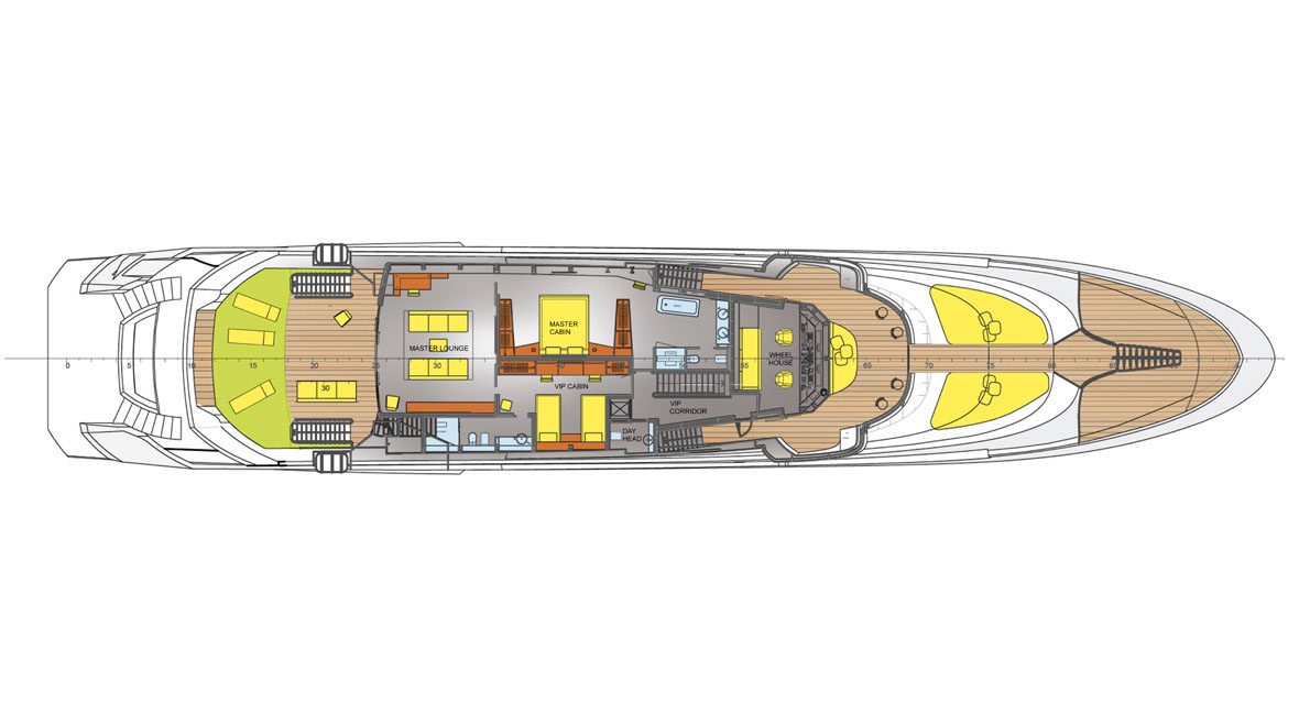 Layout of joyMe vip deck arrangement
